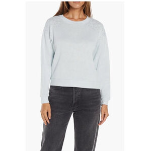 Wild Fox Bailey Bejeweled Fleece Sweatshirt size medium‎